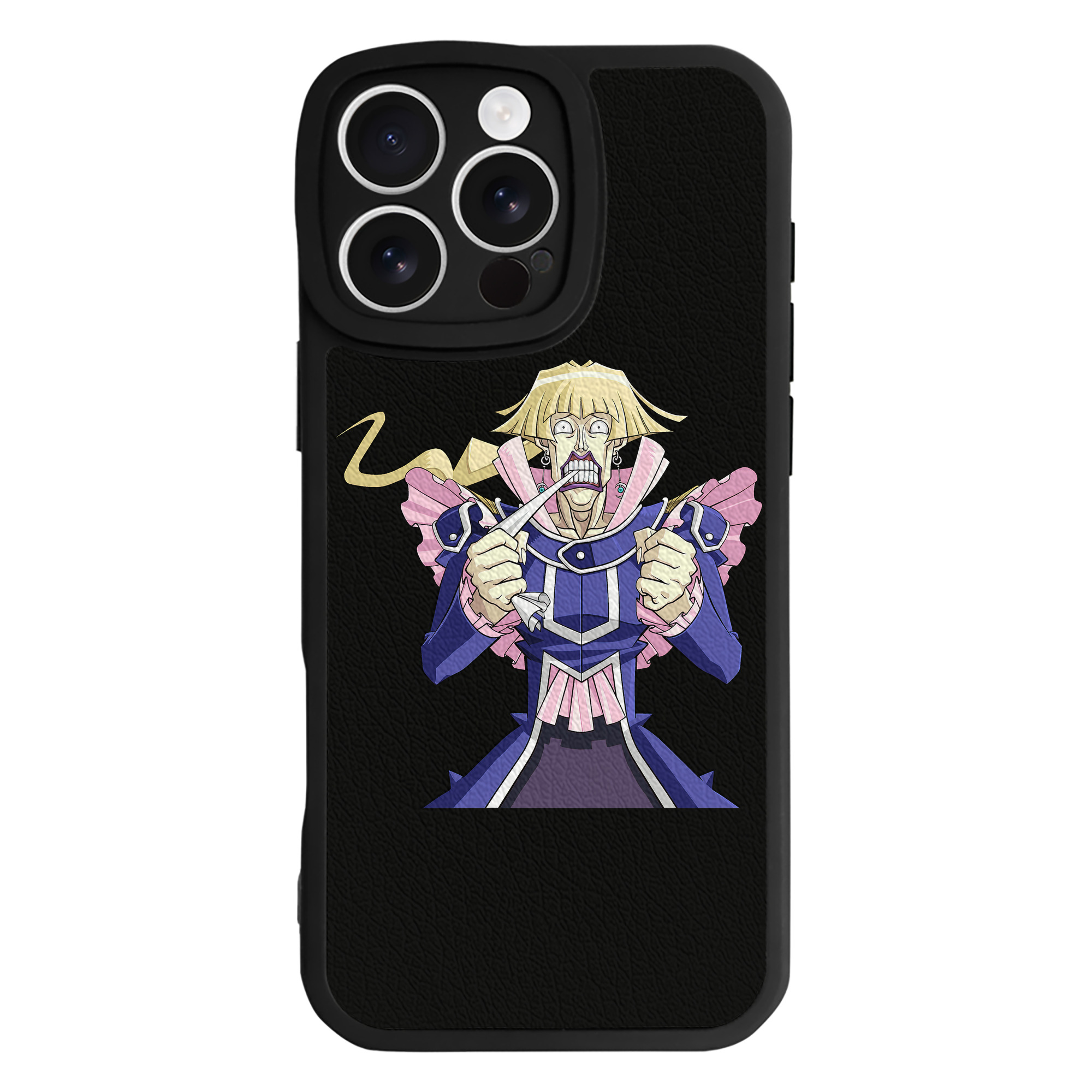 （画像用） 遊☆戯☆王 Yu-Gi-Oh! 【iPhone 16シリーズ対応】シリコンスマホケース（レザー調） 材質：シリコン